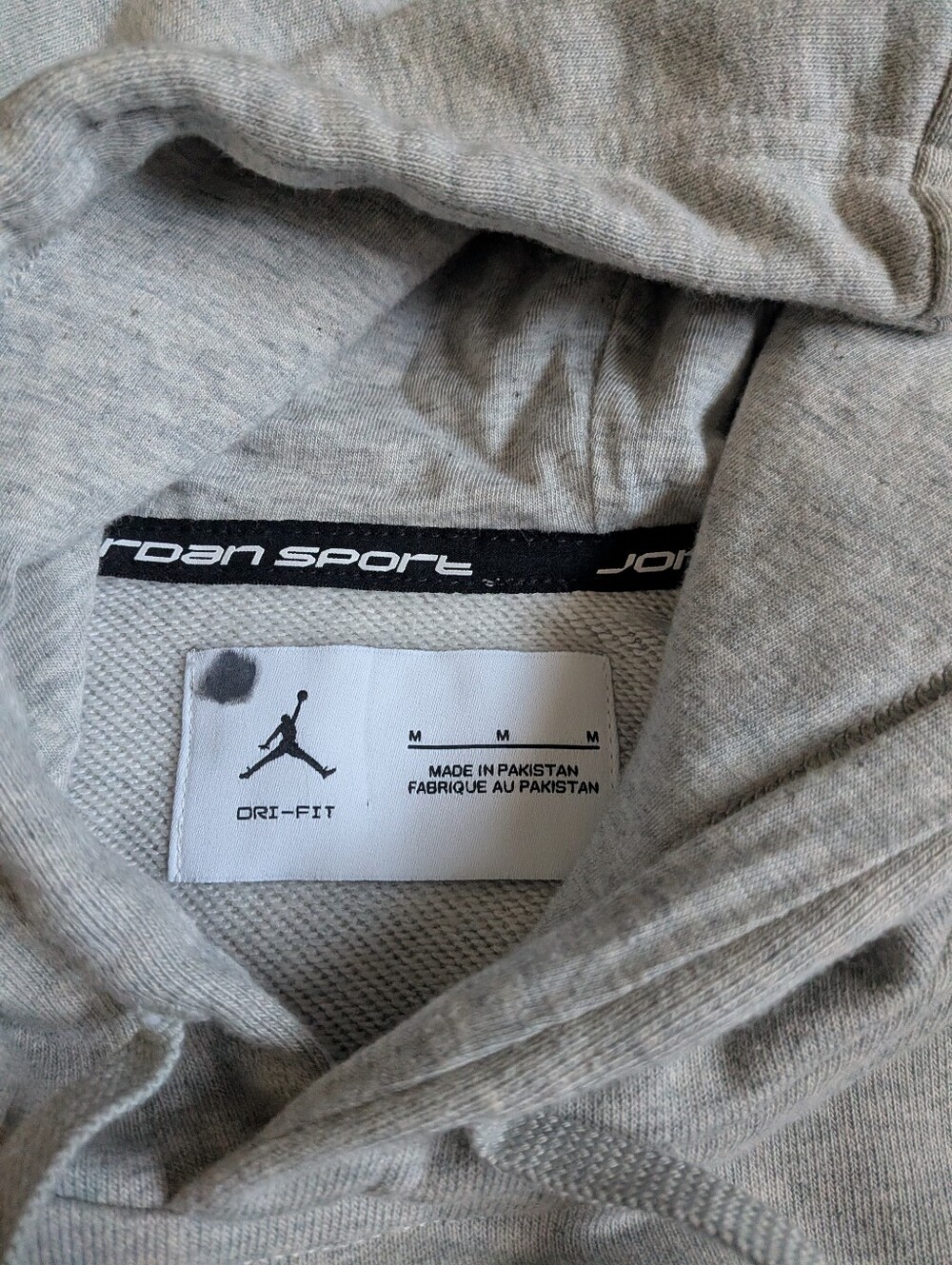 Jordan Sport CP3 Chris Paul Grey Pullover Cotton Blend Hoodie Men's M - Picture 4 of 9